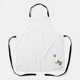 Monkey Balloon Party Schort