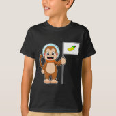 Monkey Banana Astronautenruimte T-shirt (Voorkant)
