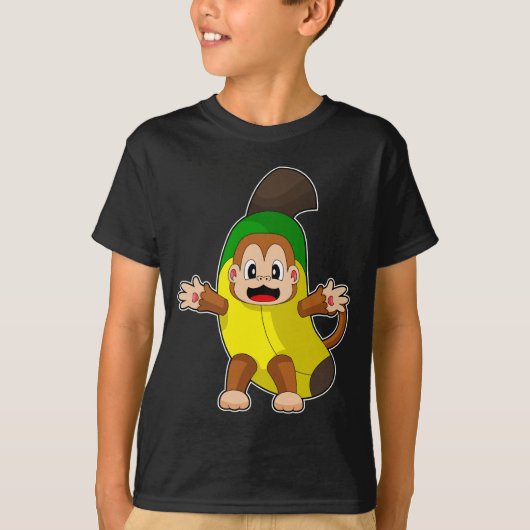 Monkey Banana Costume T-shirt (Voorkant)
