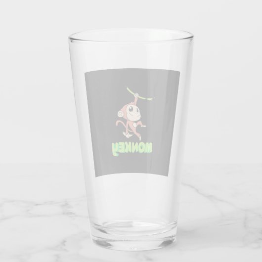 Monkey Banana Glas (Achterkant)