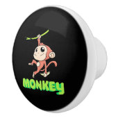 Monkey Banana Keramische Knop (Rechts)