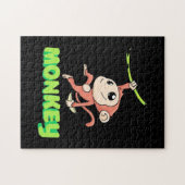 Monkey Banana Legpuzzel (Horizontaal)