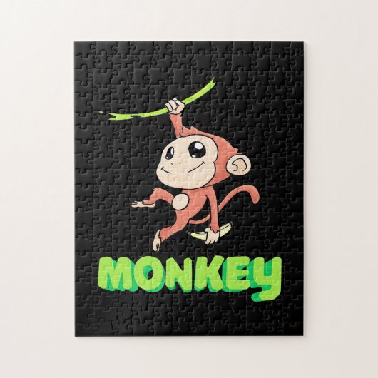 Monkey Banana Legpuzzel (Verticaal)