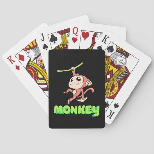 Monkey Banana Pokerkaarten (Achterkant)