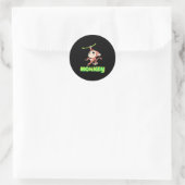 Monkey Banana Ronde Sticker (Tas)