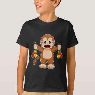 Monkey Banana Verjaardag T-shirt