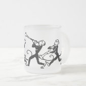 Monkey Band Matglas Koffiemok (Voorkant rechts)