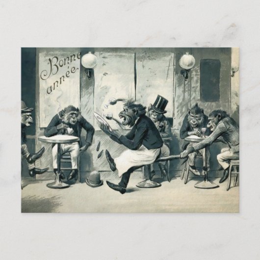 Monkey Bar Briefkaart (Voorkant)