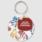 Monkey Barrel Retro Sleutelhanger (Voorkant)