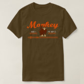 Monkey Bars 0 My Arms 1 Monkey Giften T-shirt (Design voorkant)