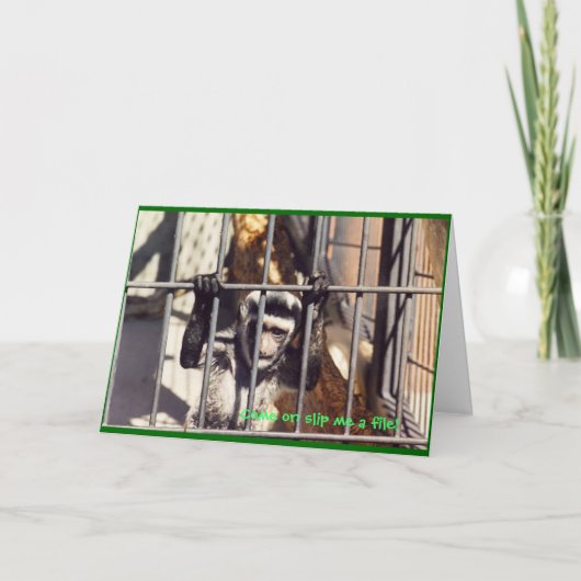 Monkey Bars Wenskaart Kaart (Voorkant)