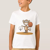 Monkey Basketball T-shirt (Voorkant)