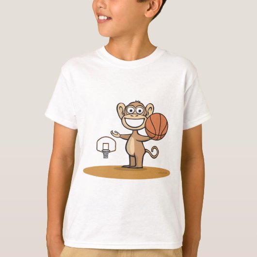 Monkey Basketball T-shirt (Voorkant)