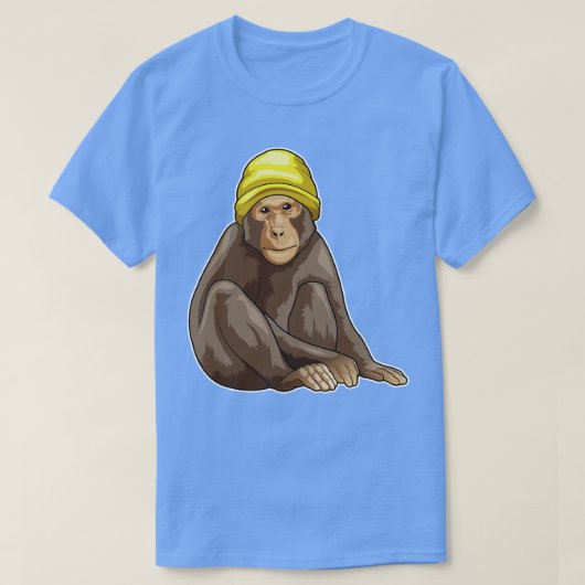 Monkey Beanie T-shirt (Design voorkant)