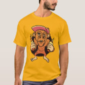 Monkey Beer Cartoon T-shirt (Voorkant)