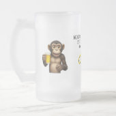 Monkey Beer Frosted Mok (Links)
