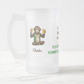 Monkey Beer Stein Matglas Bierpul (Links)