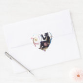 Monkey Bgloebels Hart Sticker (Envelop)