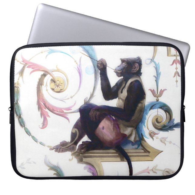Monkey Bgloebels Laptop Sleeve (Voorkant)