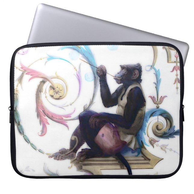 Monkey Bgloebels Laptop Sleeve (Voorkant)