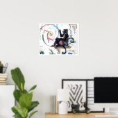 Monkey Bgloebels Poster (Thuiskantoor)