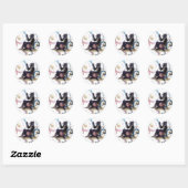 Monkey Bgloebels Ronde Sticker (Vel)