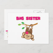 Monkey Big Sister Briefkaart (Voorkant / Achterkant)
