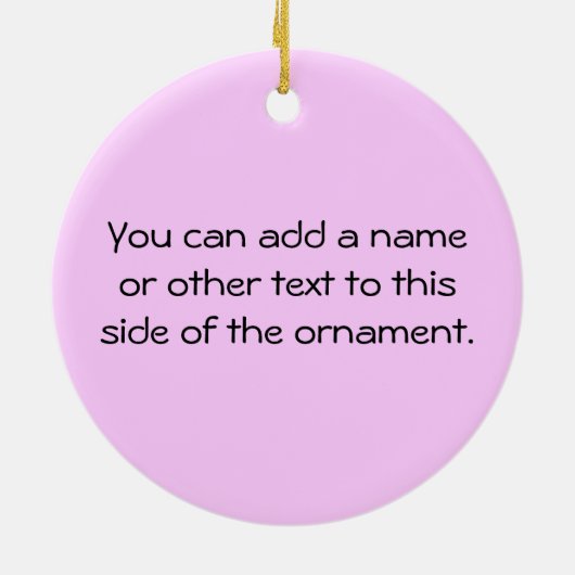 Monkey Big Sister Keramisch Ornament (Achterkant)