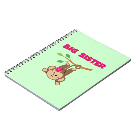 Monkey Big Sister Notitieboek (Linkerzijde)
