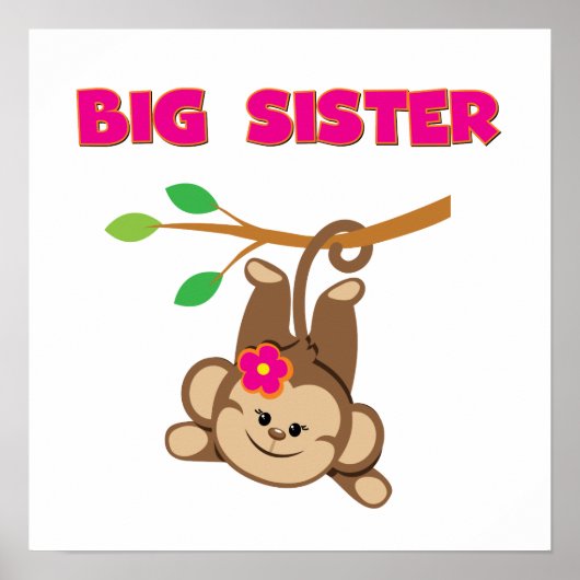 Monkey Big Sister Poster (Voorkant)