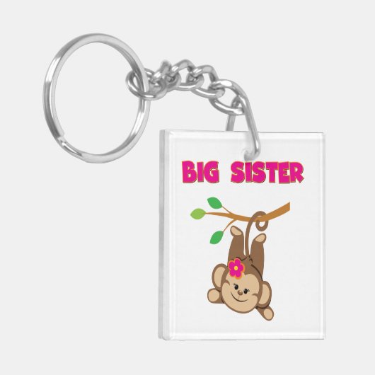 Monkey Big Sister Sleutelhanger (Voorkant Links)