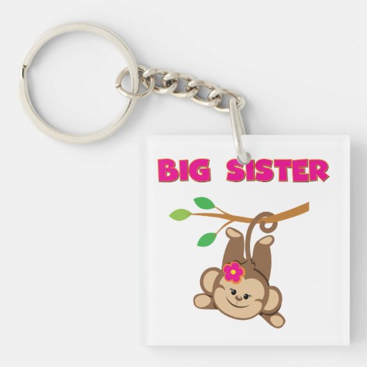 Monkey Big Sister Sleutelhanger (Voorkant)