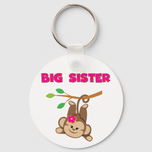 Monkey Big Sister Sleutelhanger (Voorkant)