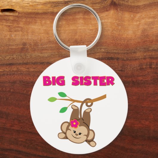 Monkey Big Sister Sleutelhanger (Voorkant)