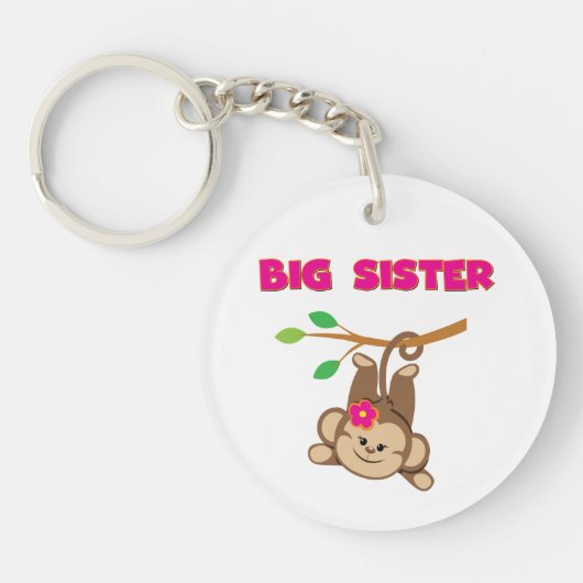 Monkey Big Sister Sleutelhanger (Voorkant)