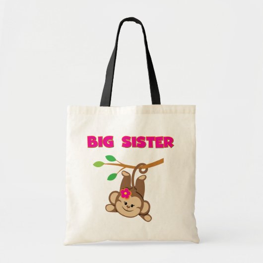 Monkey Big Sister Tote Bag (Voorkant)