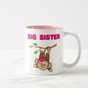 Monkey Big Sister Tweekleurige Koffiemok