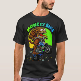 Monkey bike-rijevolutie t-shirt