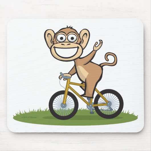 Monkey Biker Muismat (Voorkant)