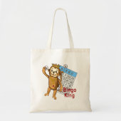 Monkey Bingo King aangepaste naam Canvas tas (Voorkant)