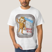 Monkey Bingo King t-shirt (Voorkant)