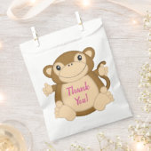 Monkey Birthday Party Bedankzakje (Geknipt)
