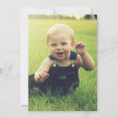 Monkey Birthday Party Kaart (Achterkant)