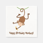 Monkey Birthday servetten (Voorkant)