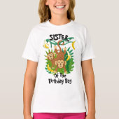 Monkey Birthday Shirt zuster Monkey Birthday (Voorkant)