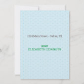 Monkey Birthday Uitnodiging (Achterkant)