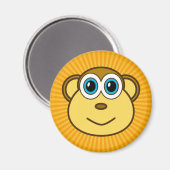 Monkey Bizness Face Design Magneet (Voorkant / Achterkant)