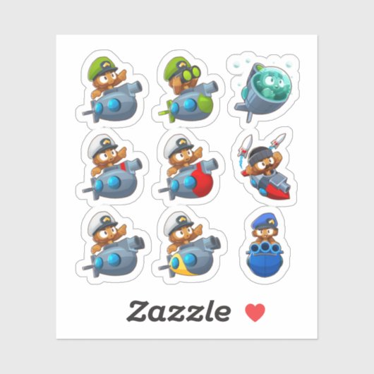 Monkey Bloons Td 6 Sticker (Vel)