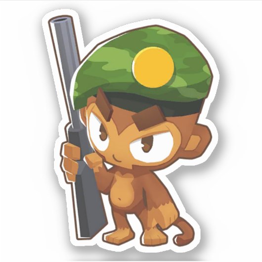 Monkey Bloons Td 6 Sticker (Voorkant)