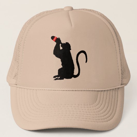 Monkey Booze Trucker Pet (Voorkant)